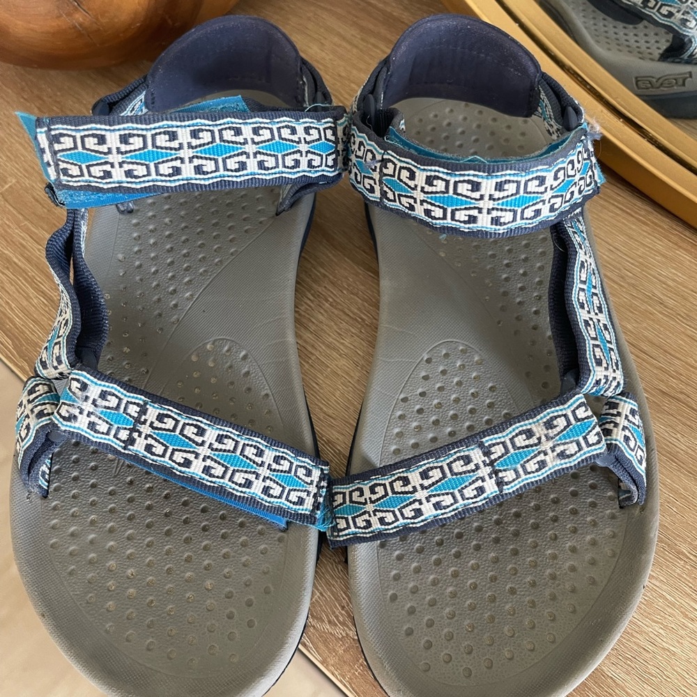 Teva Blue Hurricane Sandals - Picture 2 of 5